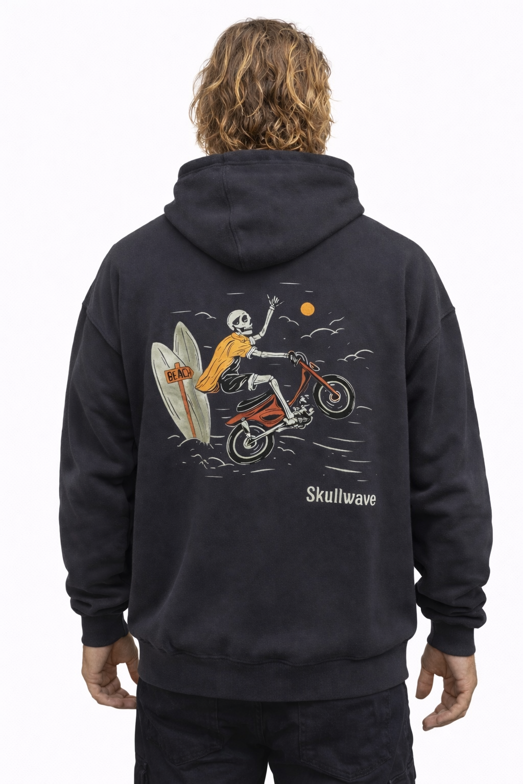 mannequin de dos pull tête de mort skullwave 