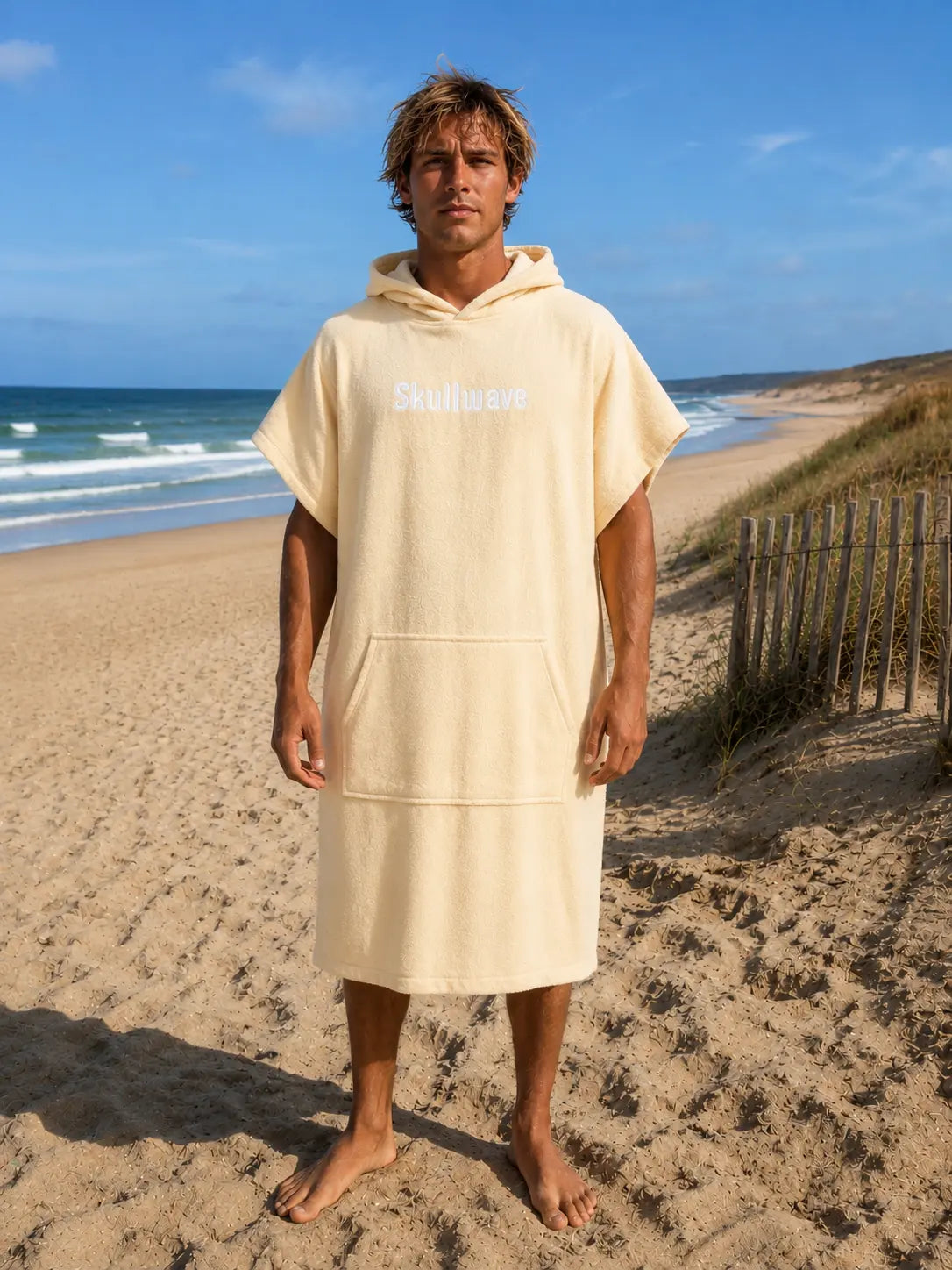 Skullwave Store Poncho de Surf Taille unique Poncho de Surf Skullwave Hossegor | Coton Éponge 350g