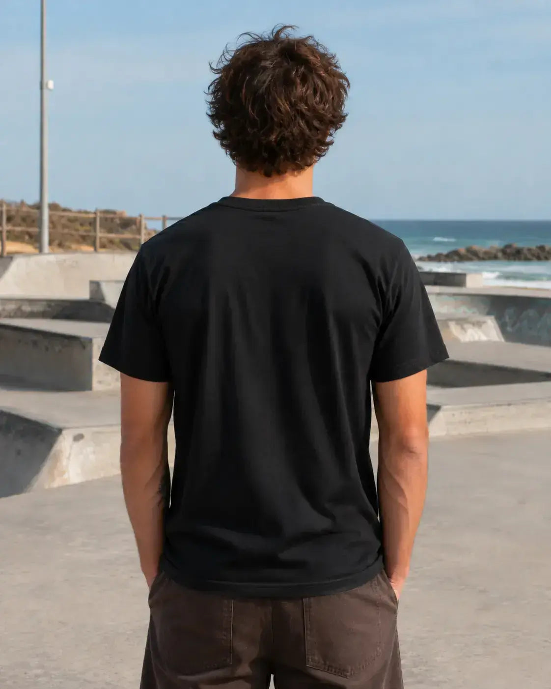 Skullwave Store t-shirt skate T-shirt Kickflip Noir | Skullwave